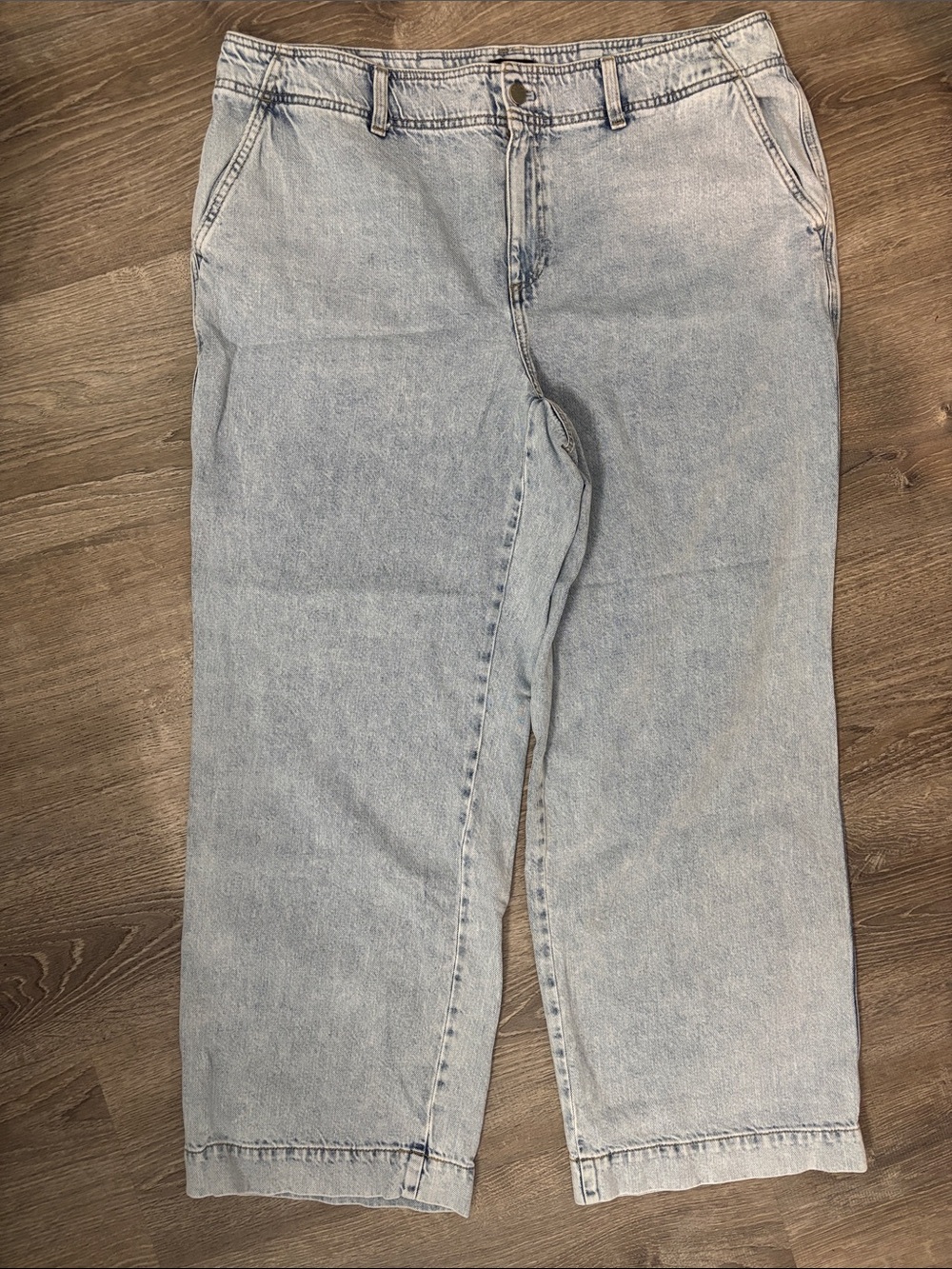 Talbots Relaxed Trouser Jean Light Blue Straight Leg Jean Women’s Size 16W